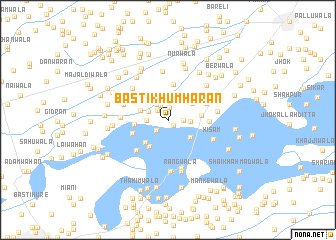 map of Basti Khumhārān