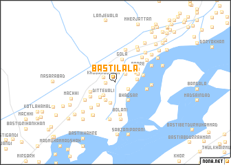 map of Basti Lāla