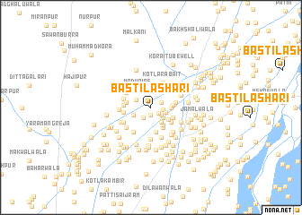 map of Basti Lāshāri