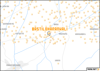 map of Basti Lohārānwāli