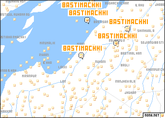 map of Basti Māchhi