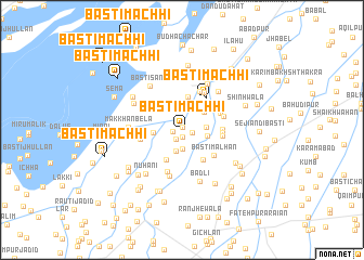 map of Basti Māchhi