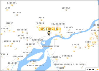 map of Basti Malak