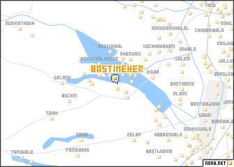 map of Basti Meher