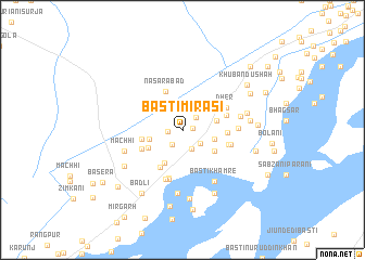 map of Basti Mirāsi