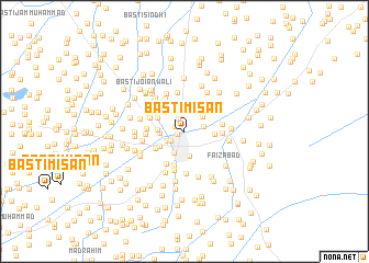 map of Basti Misan