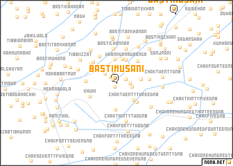 map of Basti Musāni