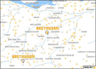 map of Basti Musāni