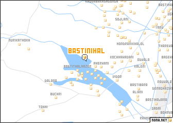 map of Basti Nihāl