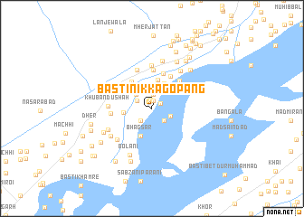 map of Basti Nikka Gopāng