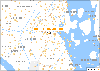 map of Basti Nuran Shāh