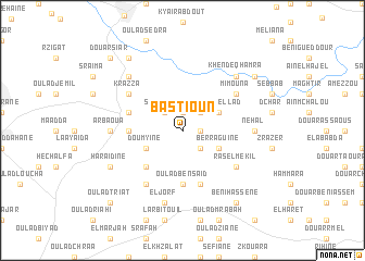 map of Bastioun