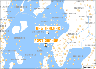 map of Basti Pachār