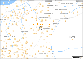 map of Basti Pāoliān