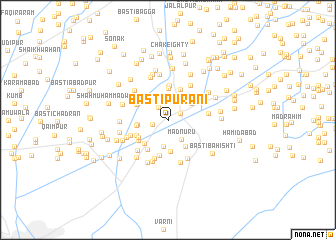 map of Basti Purāni
