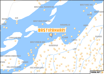 map of Basti Rāhwāri