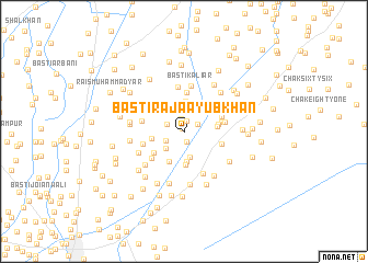 map of Basti Rāja Ayūb Khān