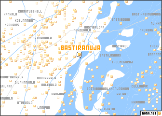 map of Basti Ranūja