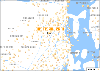 map of Basti Sanjrāni