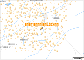 map of Basti Sarāi Balochān