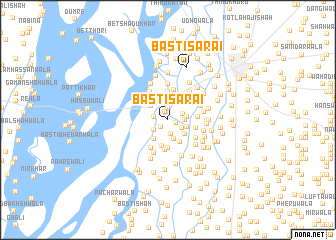 map of Basti Sarāi
