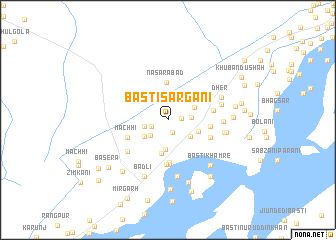 map of Basti Sargāni