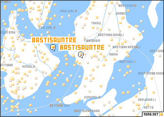 map of Basti Sauntre