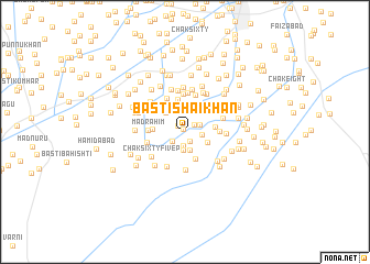 map of Basti Shaikhān