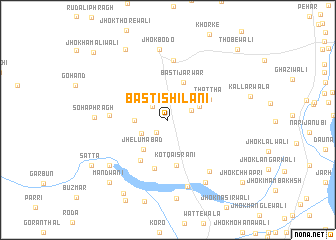 map of Basti Shīlāni