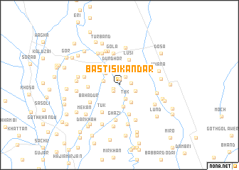 map of Basti Sikandar