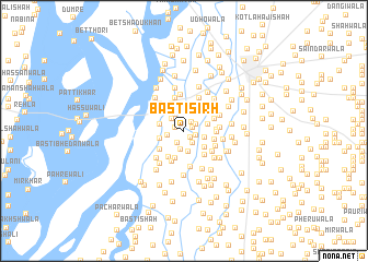 map of Basti Sīrh