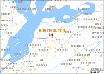 map of Basti Sultān