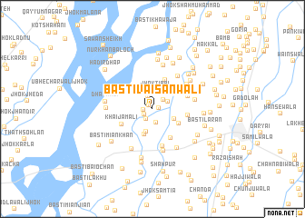 map of Basti Vaisānwāli