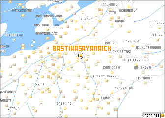 map of Basti Wasāya Nāich