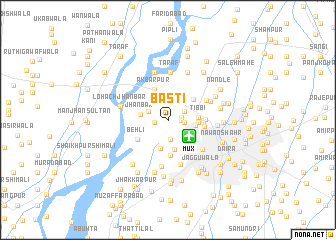 map of Basti