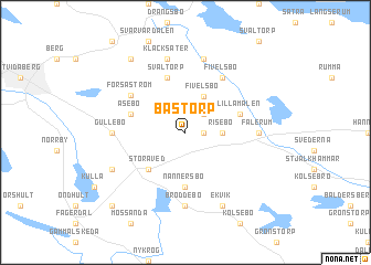 map of Bastorp