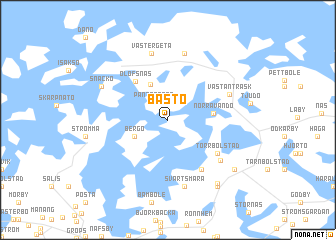 map of Bastö