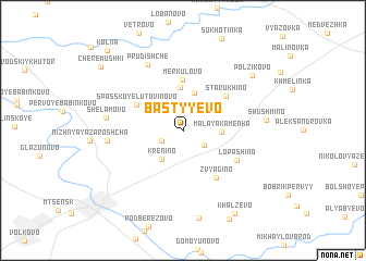 map of Bastyyevo