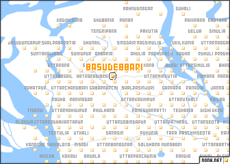 map of Bāsudebbāri