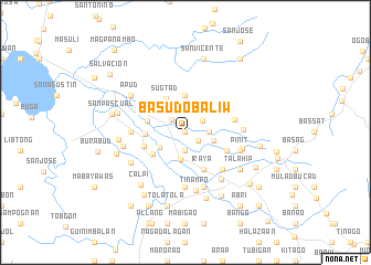 map of Basud-Obaliw