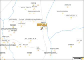 map of Bāsūj