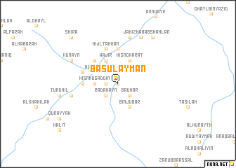 map of Bā Sulaymān