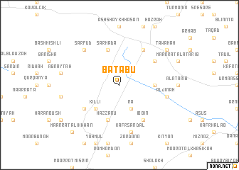 map of Baţabū