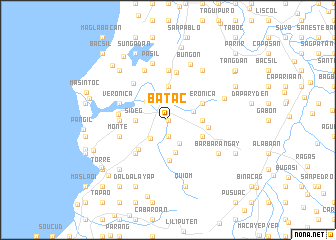 map of Batac