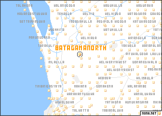 map of Batagama North