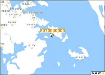 map of Bataguanan