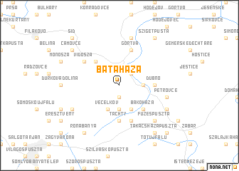 map of Bataháza