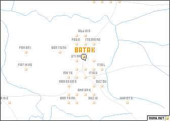 map of Batak