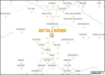 map of Batal Chamba