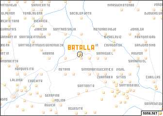 map of Batalla